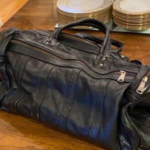 Black Leather Men's Bag made in Mexico